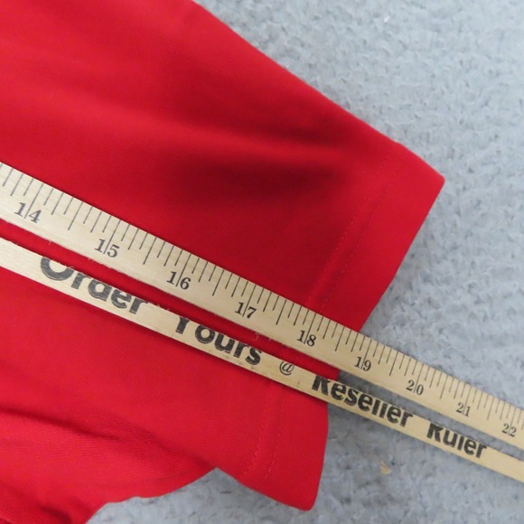 Adidas Originals Essential Tee Men XL Scarlet Red Trefoil Logo NEW - Picture 12 of 13